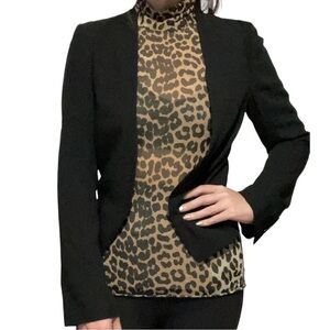 Ann Demeulemeester Black Buckle Blazer  FR 38 4